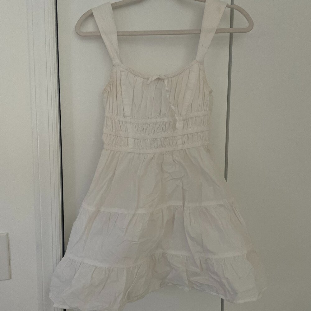 Sunday Best White Mini Dress in Extra Small